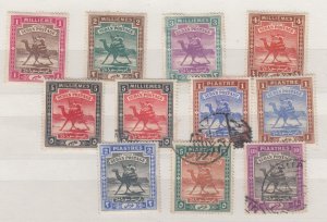 Sudan 1902/21 Camel Postman Set VFU BP10836