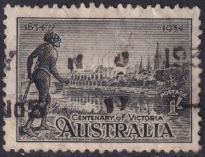 Australia 1934 Sc 144a used some short perfs