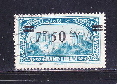 Lebanon 69 U Surcharge (C)