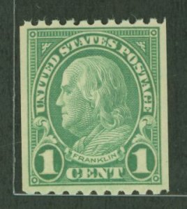 United States #604  Single