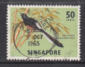 Singapore 1962 Sc 66 Bird 50c Used