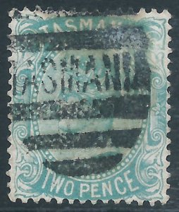 Tasmania, Sc #61, 1/2d Used