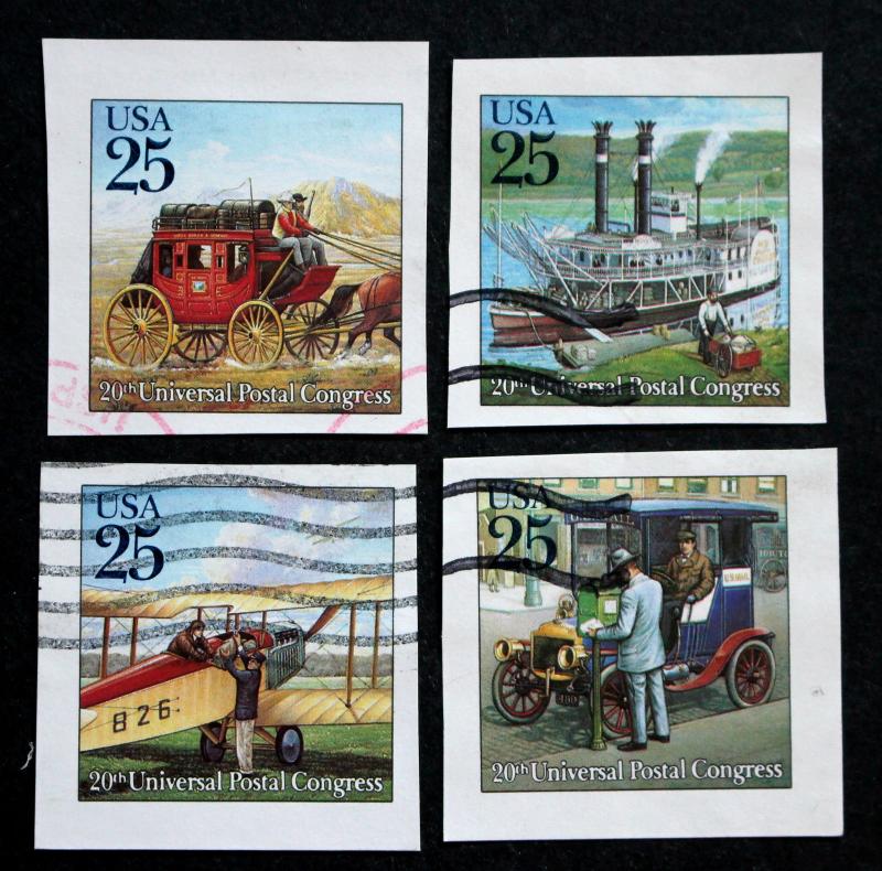 U.S. Stamp Sc# 2438 a,b,c,d Used Singles 20th UPC Congress