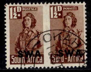 SOUTH WEST AFRICA GVI SG125, 1½d red-brown, FINE USED.