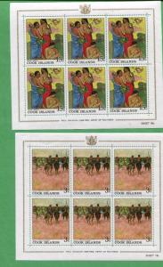 Artist PAUL GAUGUIN Commemorative Set x6 - COOK ISLANDS #221 -26 MInt NH - FB63