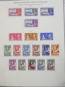 EDW1949SELL: Briefmarken Bechuanaland & Protectorate Auswahl Quality VF Mog &