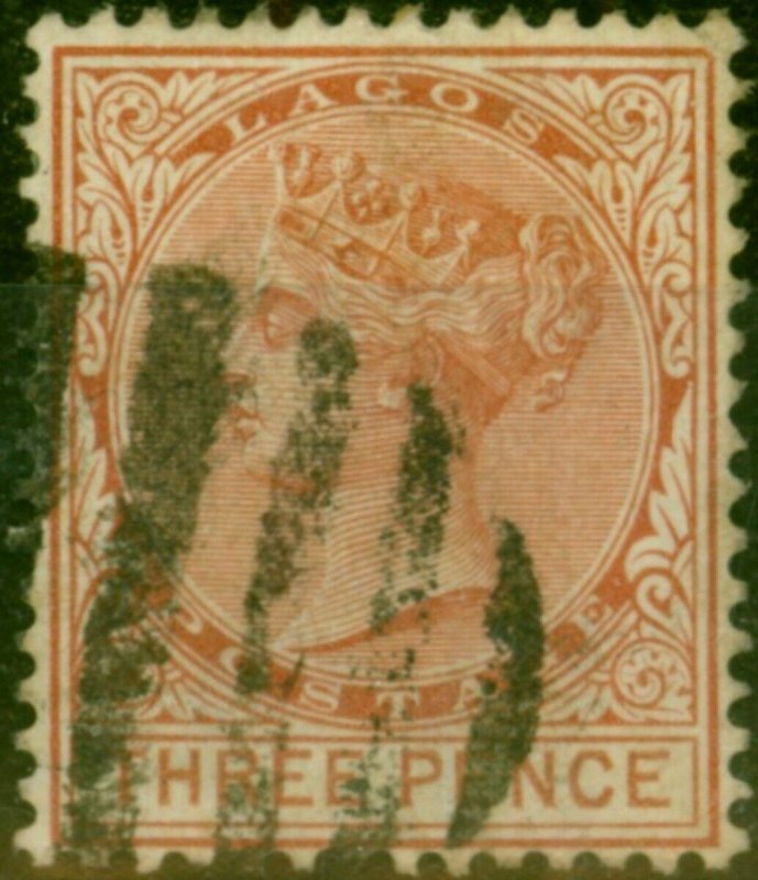 Lagos 1876 3d Chestnut SG13 Fine Used (2) 