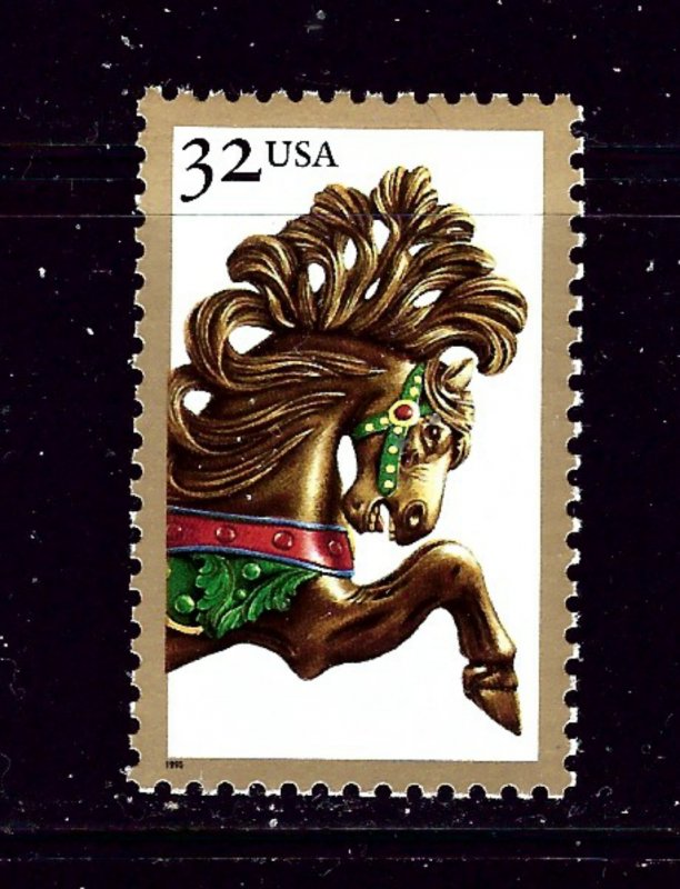 U.S. 2979 MNH 1995 Carousel Horse
