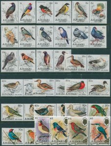 Aitutaki 1981 SG317-352 Birds set MNH