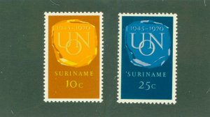 SURINAM 373-4 MH BIN $1.00