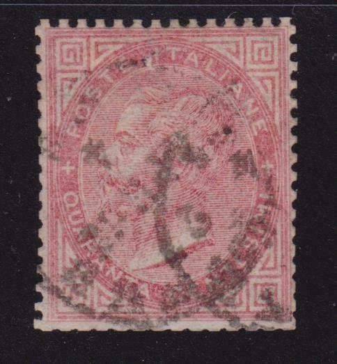 Italy # 31 , King Victor Emmanuel II , F-VF Used Stamp - I Combine S/H