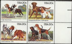 # 2098-2101 MINT NEVER HINGED DOGS