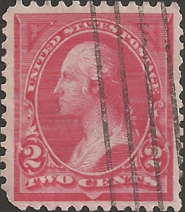 # 250 V.F.+ Carmine Used George Washington