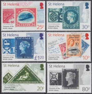 ST HELENA Sc # 884-6 CPL MNH STAMPS in the BRITISH LIBRARY COLLECTION