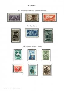 Romania 1858-1947 (without frames) PDF(DIGITAL) STAMP ALBUM PAGES 