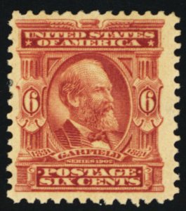 305, Mint VF OG Disturbed 6¢ Nice Looking Stamp! SCV $60.00