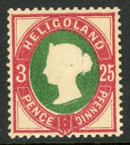 Germany 1875 Heligoland 25 pfenning Perf 13½ x 14 Scott #18 MNH C160 ⭐⭐⭐⭐⭐⭐