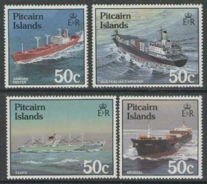 PITCAIRN ISLANDS SG296/9 1987 SHIPS MNH