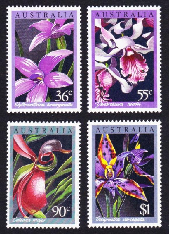 Australia Native Orchids 4v SG#1032-1035 SC#997-1000