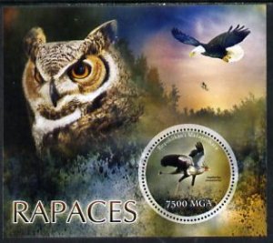 MADAGASCAR - 2014 - Birds of Prey - Perf Min Sheet - MNH - Private Issue