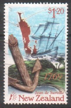 New Zealand 1997 Discoverer $1.20 Jean de Surville Used 1416