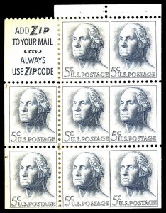 U.S. #1213a MINT BLOCKS OG NH