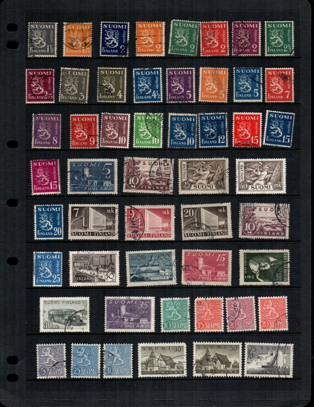 Finland 47 diff  mint and used stamps