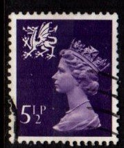 Wales - #WMMH6 Machin Queen Elizabeth II - Used