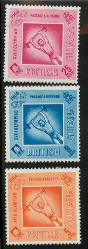 British Guiana 290-292 Mint VF NH