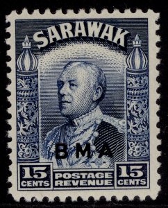 SARAWAK GVI SG135, 15c blue, M MINT. Cat £11.