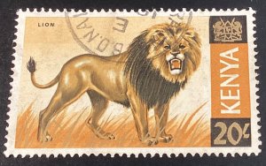 Kenya #35 used 1966 Lion