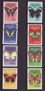 Aruba-Sc#484-91- id5-unused NH set-Insects-Butterflies-2016-