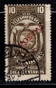 Ecuador - #399 Tobacco Stamp Overprint  - Used