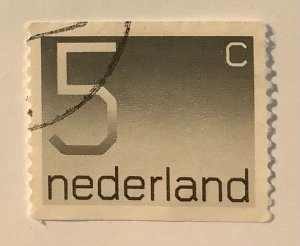 Netherlands 1976Scott 546 used - 5c, Numeral