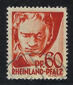 Germany - under French occupation Scott # 6N12, used