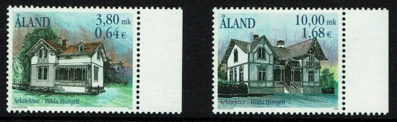 2000   ALAND  -  SG:180/181  - HILDA HONELL -  UNMOUNTED MINT