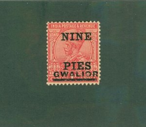 INDIA -GWALIOR STATE  64 MH BIN$ 1.00