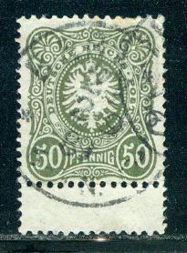 Germany Reich Scott # 42a, used, experts h/s