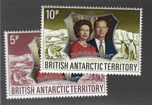 British Antarctica SC#43-44 Mint F-VF...Worth a Close Look!!