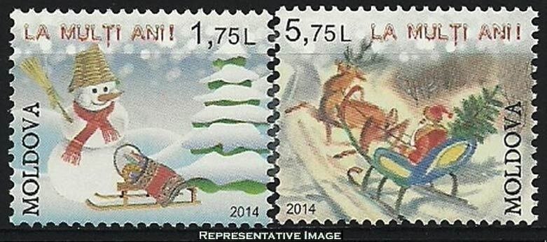 Moldova Scott 847-848 Mint never hinged.