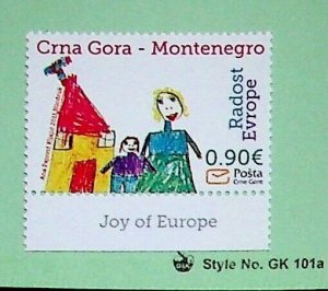 MONTENEGRO Sc 292 NH ISSUE OF 2011 - EUROPA - (AJ23)