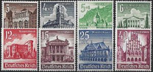 1940 Austria in the III. Reich Historical Buildings, compl. set VFMNH! CAT 43$