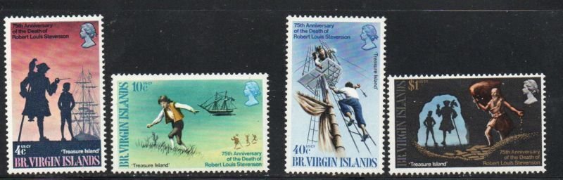 British Virgin Islands Sc 198-01 1969 Stevenson  stamp set mint NH