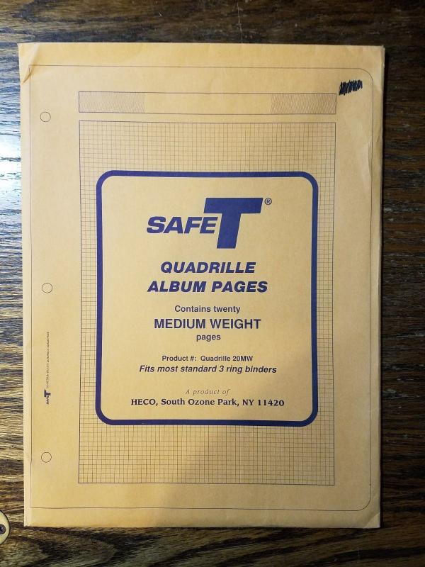 Supplies Quadrilled Pgs for 3-ring binders safeT Med Weig 20 pgs rounded corners