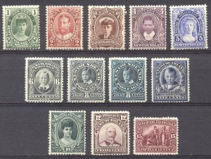 NEWFOUNDLAND #104-14 Mint - 1911 Royal Family Set