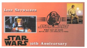 4143e 41c STAR WARS - LUKE SKYWALKER - Unknown cachet