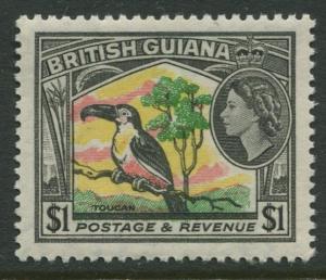 British Guiana - Scott 265 - QEII - Definitive -1954 - MNH - Single $1.00c Stamp