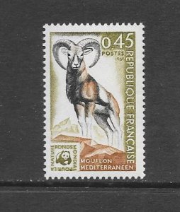 FRANCE #1257 MOUFLON  WWF  MNH