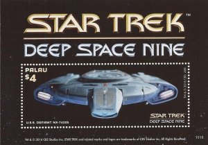 Palau - 2015 Star Trek Deep Space Nine Souvenir Sheet #1298 16D-098