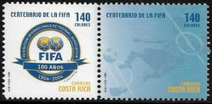Costa Rica #582 MNH Pair - Soccer